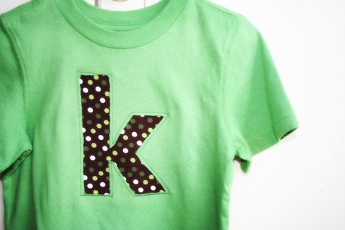 applique tutorial letter shirt fabric clothes reverse shirts use letters