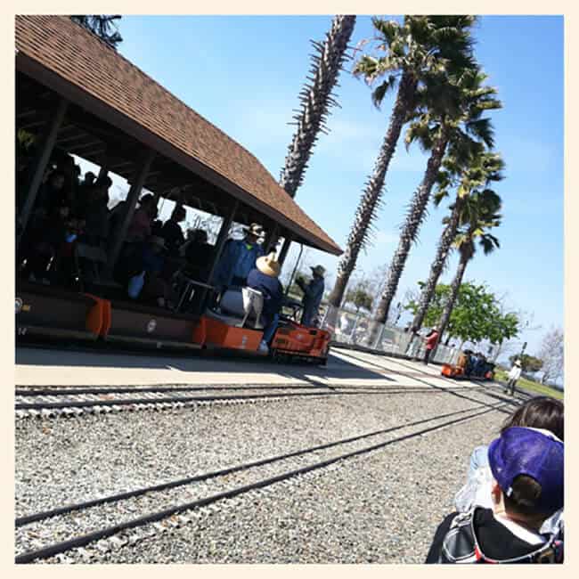 Miniature Train Rides at Goathill Junction Railroad in Costa Mesa