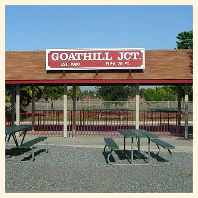 Miniature Train Rides at Goathill Junction Railroad in Costa Mesa