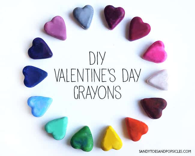 DIY Valentine Heart Crayons Popsicle Blog