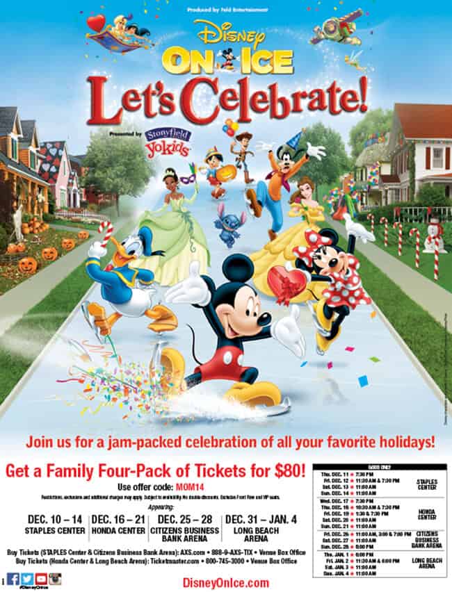 Disney On Ice "Let's Celebrate" Comes to SoCal Popsicle Blog