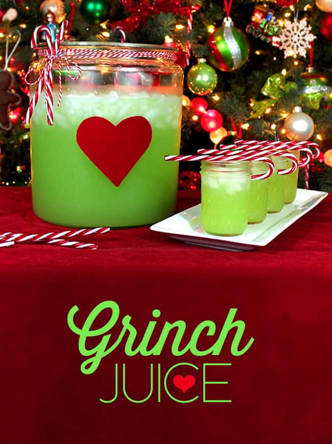 Christmas Grinch Juice Recipe - Popsicle Blog