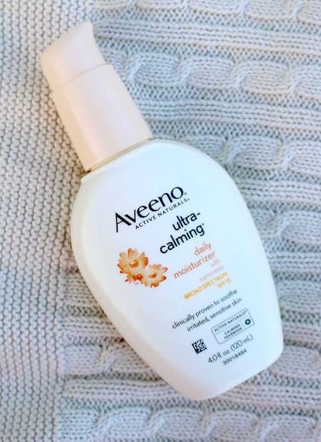 aveeno ultra calming sensitive skin daily moisturizer