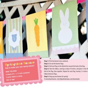 Easter Flag Printable