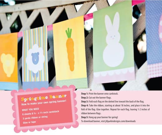 Easter Flag Printable