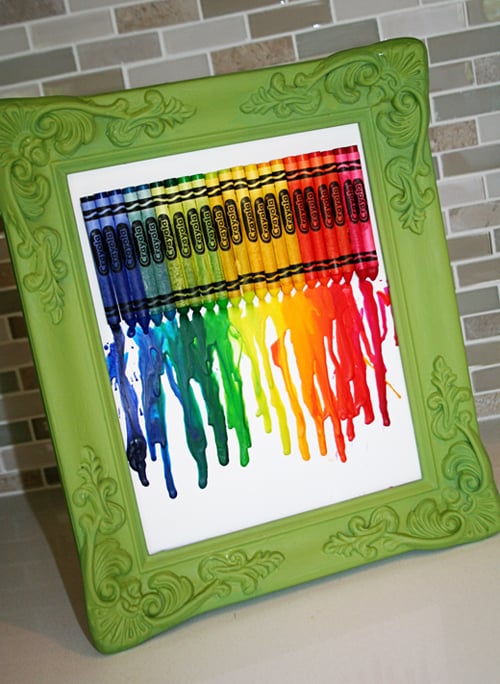 Back to School: Melted Crayon Art - Popsicle Blog