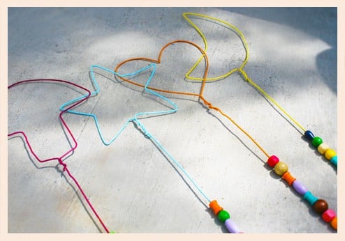 Make Your Own Bubble Wands: At Home Children's Activity