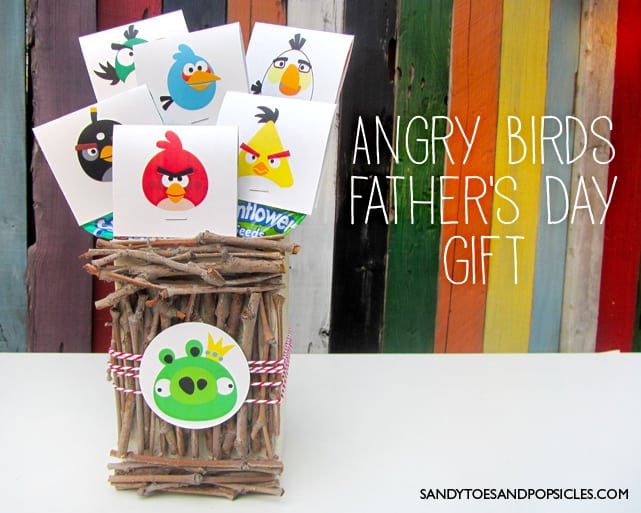 Angry Birds Father's Day Gift | Free Printable
