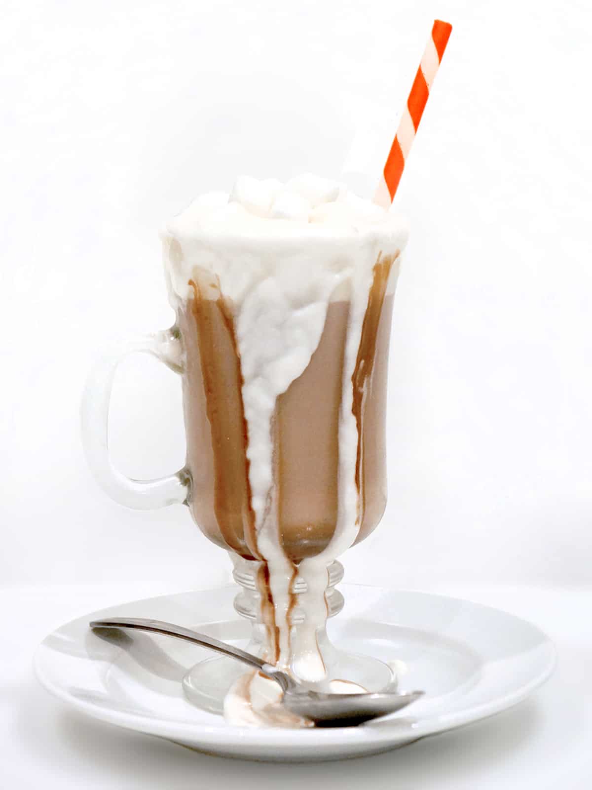 Hot Chocolate with Marshmallow Cream Topping Popsicle Blog