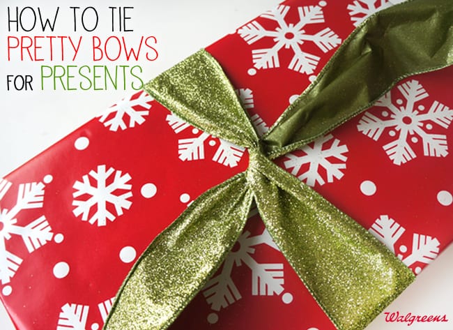 Holiday Wrapping with Walgreens | How to Tie Bows for Presents