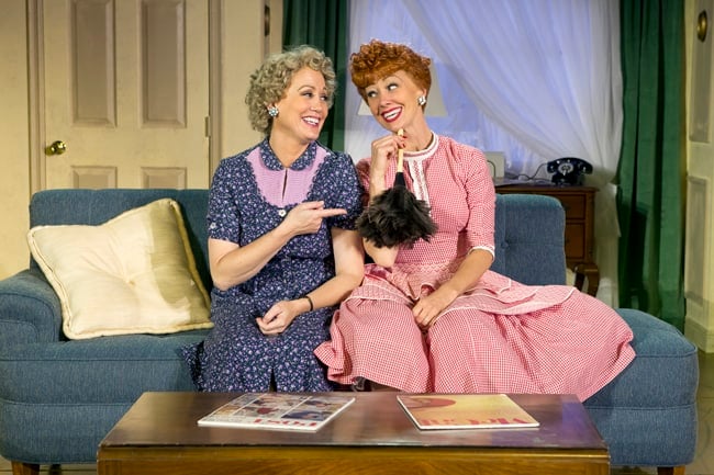 Joanna Daniels as Ethel and Sirena Irwin-I LOVE LUCY-segerstrom
