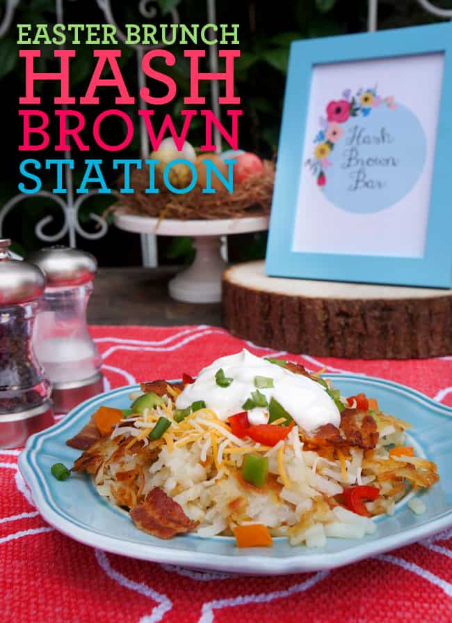 Hash Brown Brunch Idea with Free Printables