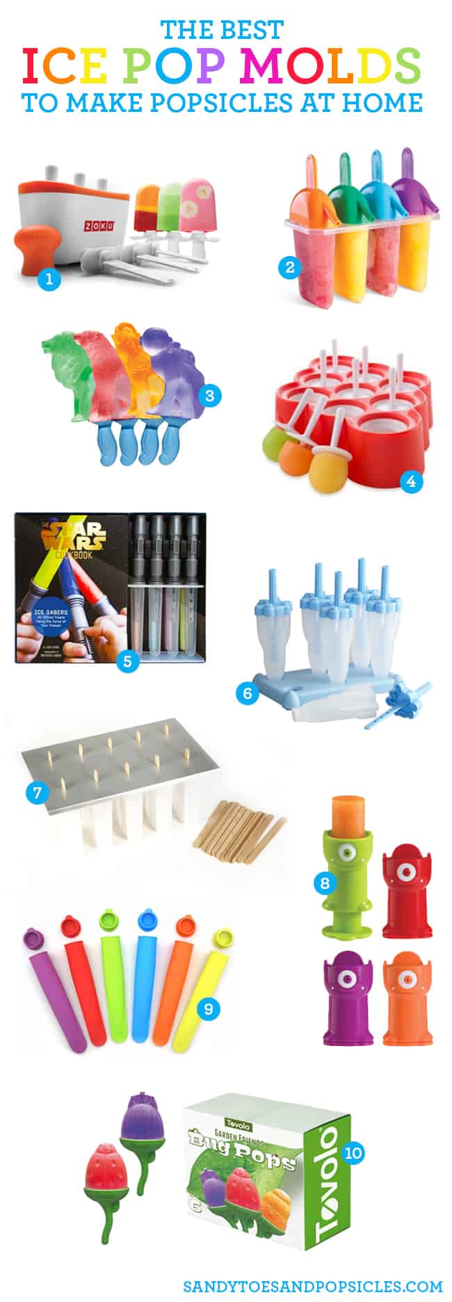 10 Great Ice Pop Molds for Making Homemade Popsicles