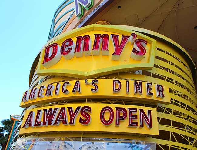 Denny's on Fremont is one of the best restaurants in Las Vegas