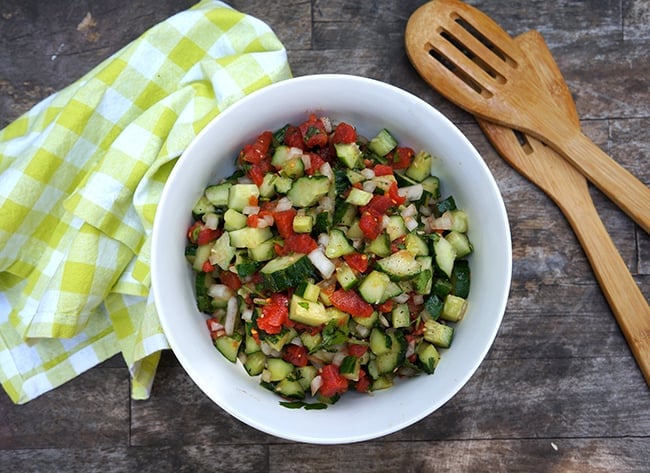 Best Cucumber and Tomato Salad Recipe #dinnerdone #shop