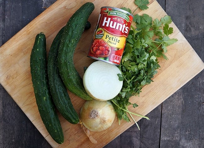 Summer Cucumber and Tomato Salad #dinnerdone #shop