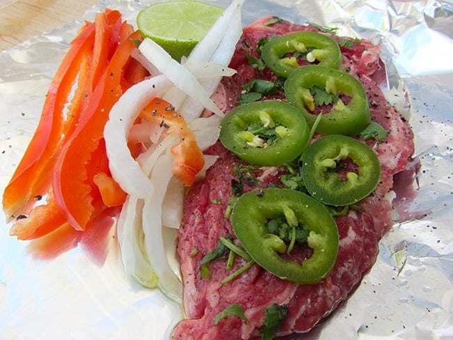 Jalapeño Fajita Steak - Camping Recipe