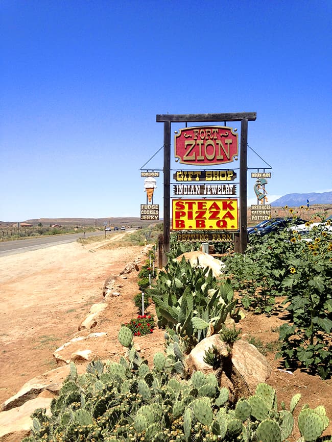 Fort Zion Trading Post in Virgin, Utah. #Utah #familytravel #travel #Zion