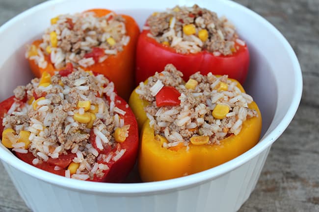 Easy Turkey Stuffed Bell Peppers Recipe