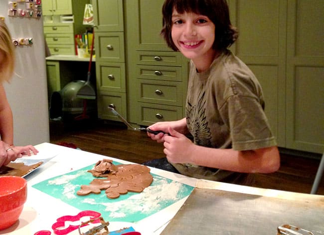 Baking Christmas Cookies