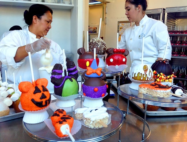 Disneyland Halloween Candy Apples