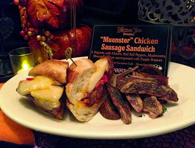 Disneyland Muenster Chicken Sausage Sandwich