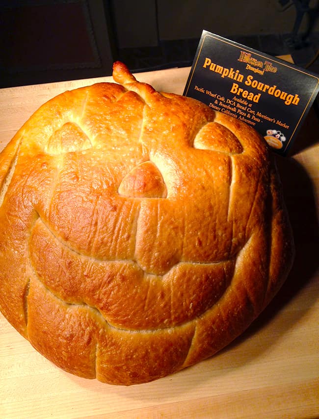 Disneyland Pumpkin Shaped Sourdough Bread