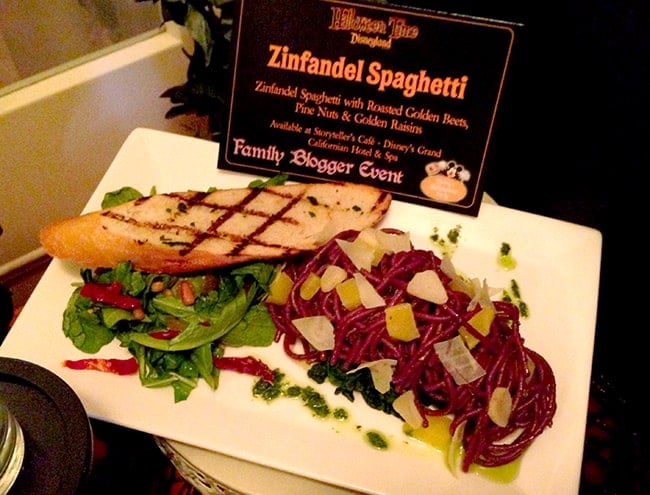 Disneyland Zinfandel Spaghetti