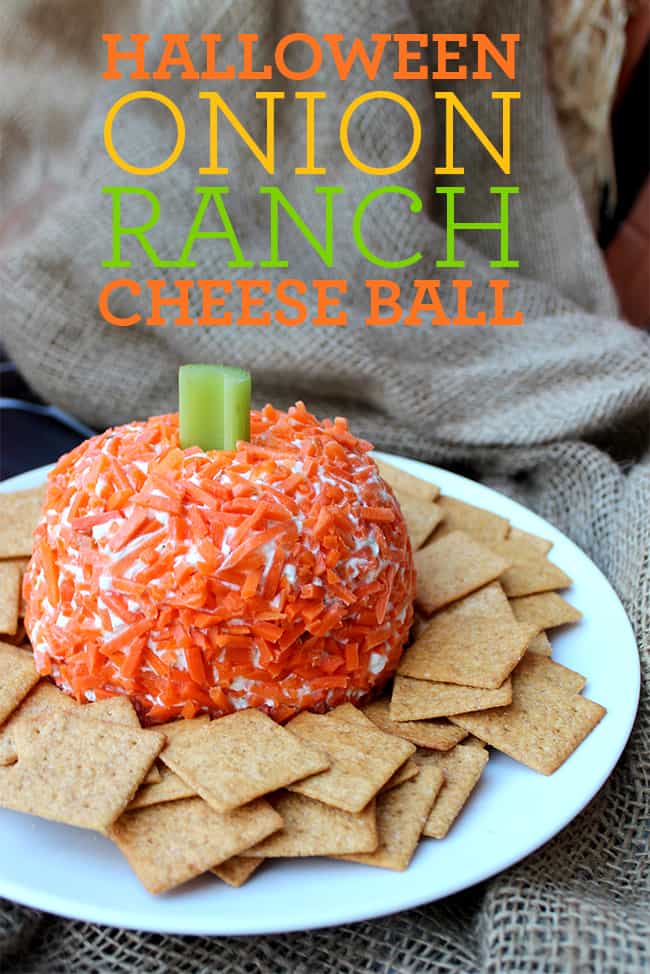 Halloween Appetizer Cheese Ball