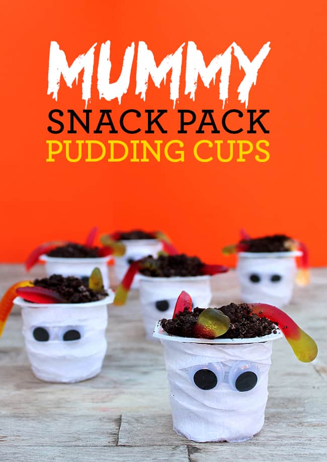 Mummy Snack Pack Pudding Cups