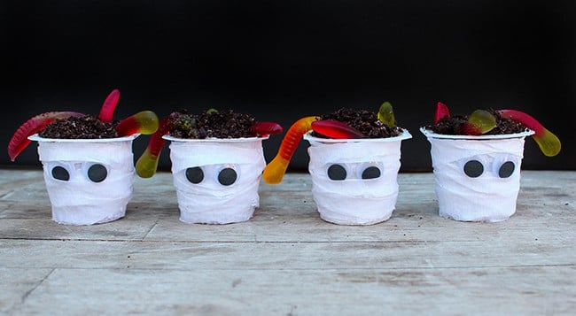 Snack Pack Pudding Halloween Recipe