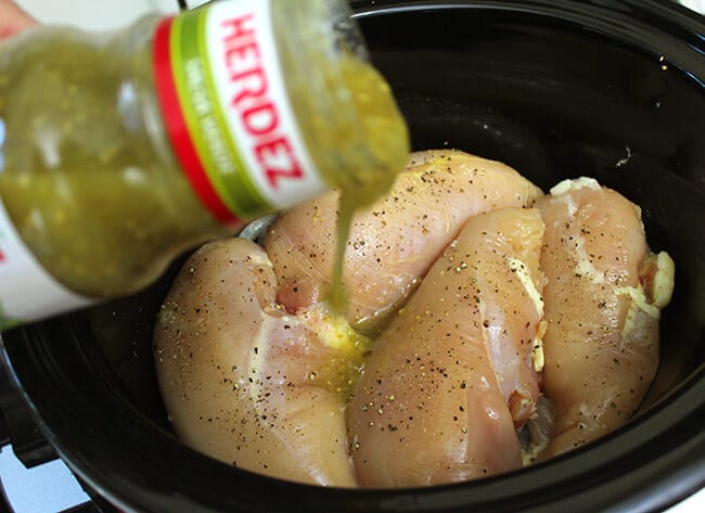 Best Crockpot Chicken Verde