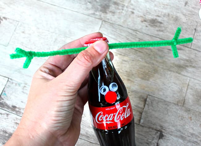 Coke Bottle Reindeer