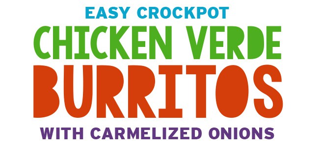 Easy Crockpot Chicken Verde Tacos with Lime and Cilantro