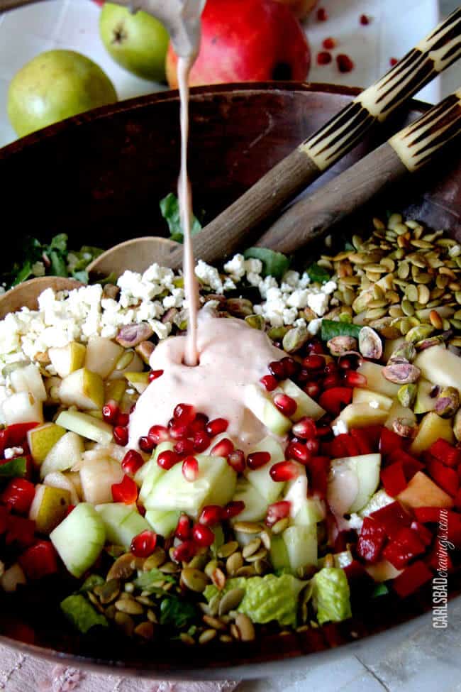 Fall Pomegranate-Pistachio-Pear-Salad-with-Creamy-Sweet-Chili-Pomegrante-Dressing