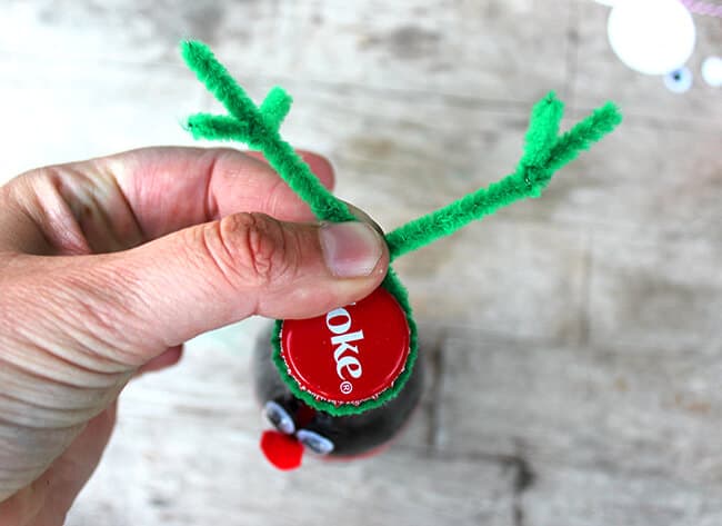 How to make a coke bottle reindeer