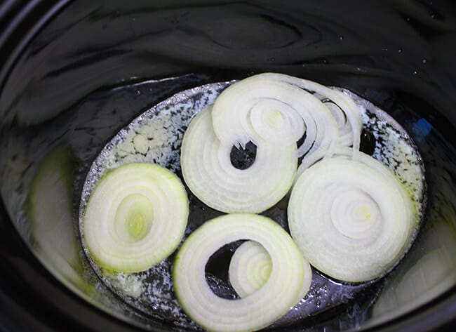 crockpot onions recipe