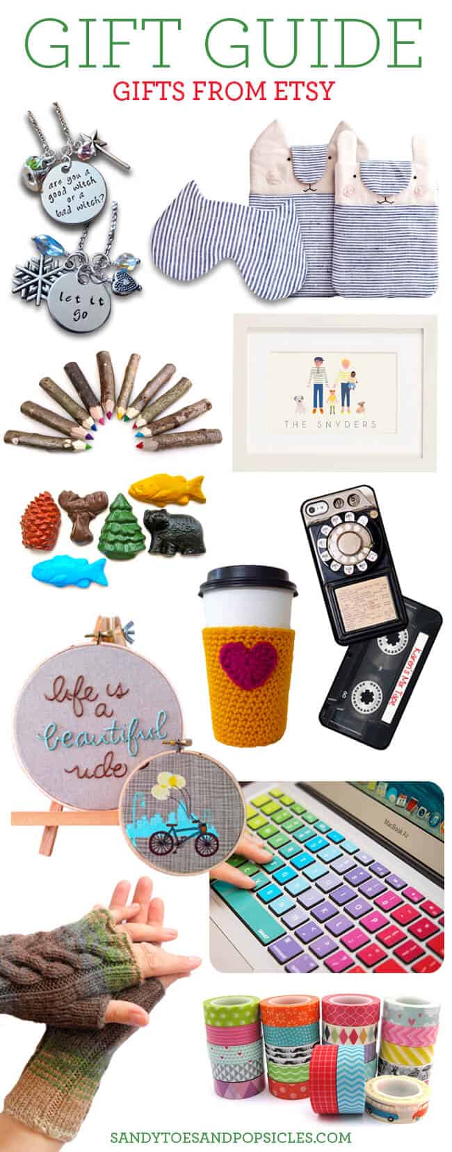 gift guide handmade gifts from etsy
