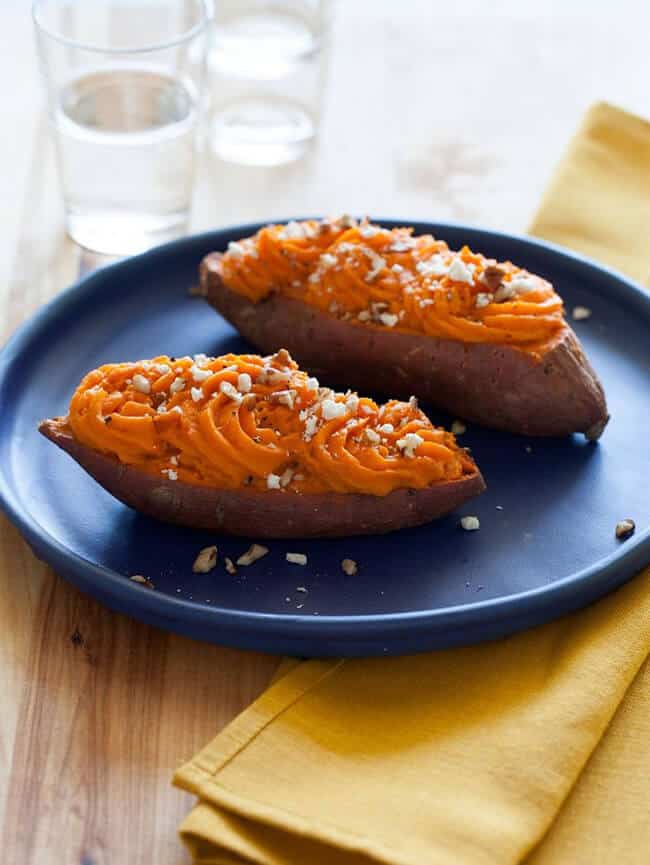 twice Baked Sweet potatoes