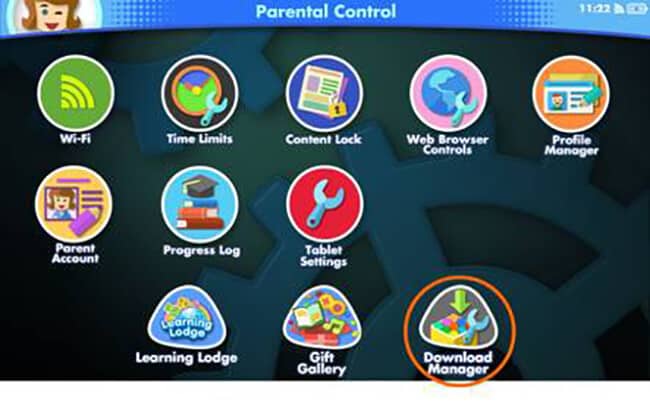 vtech_Max_parent controls