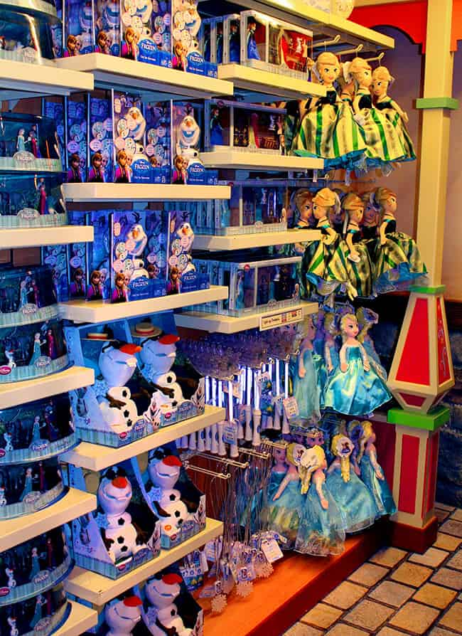 California Adventure Frozen Store