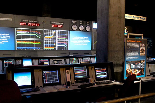 Endeavor Space Shuttle control center