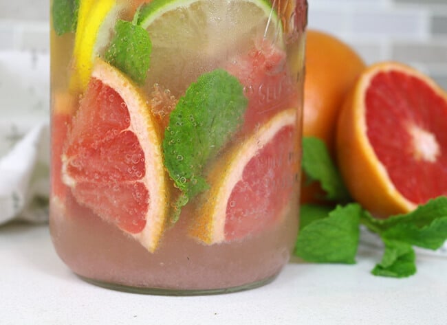 Homemade Grapefruit Soda Recipe