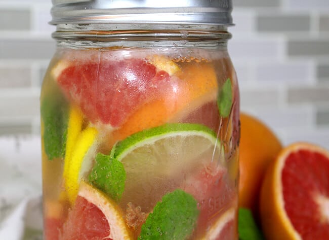 Homemade Grapefruit Soda