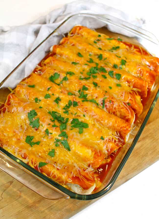 Easy Chicken Sour Cream Enchiladas-image