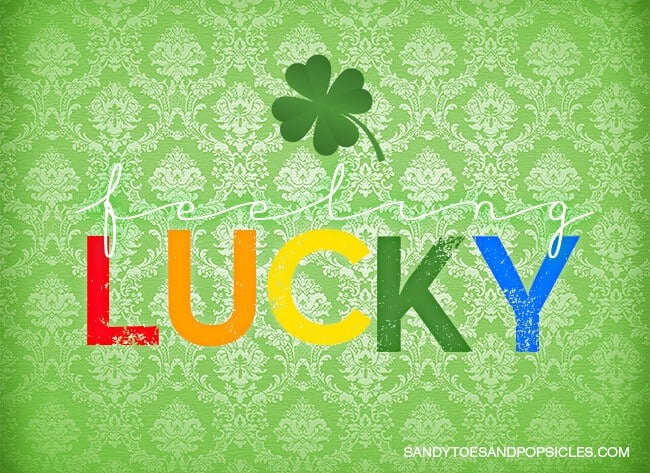 Feeling Lucky St. Patrick's Day Printable copy