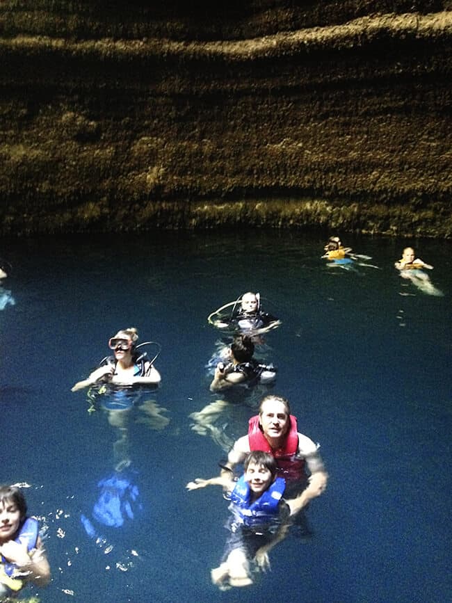 Swimming in the Homestead Crater