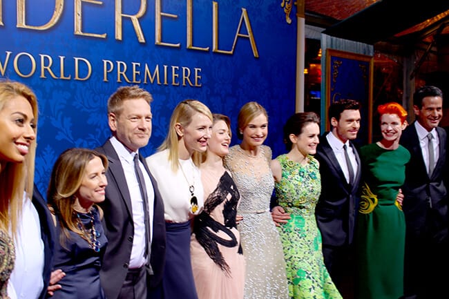 Disney Cinderella Movie Cast REd Carpet #JCPCinderellaMoment