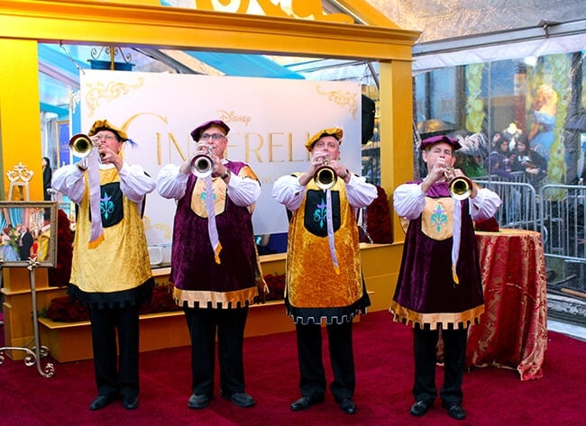 Disney Cinderella Movie Red Carpet Trumpeters #JCPCinderellaMoment