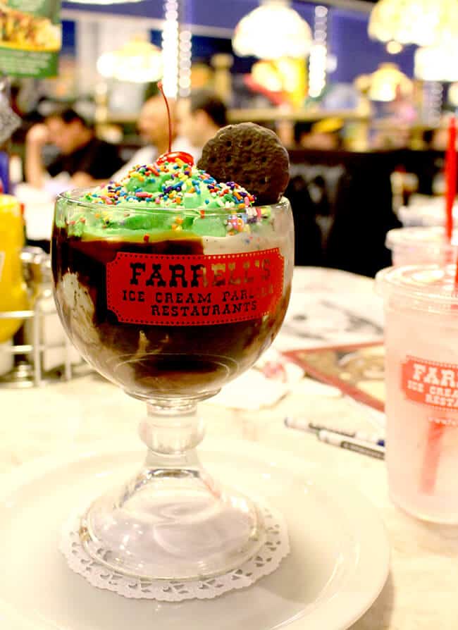 Farrell's Shamrock Sundae